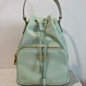 Prada Duet Re-Nylon Bucket shoulder bag